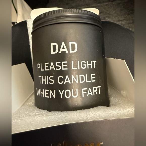 LiHome Other - New LiHome Smoke & Vanilla Scented Candle for Dad.